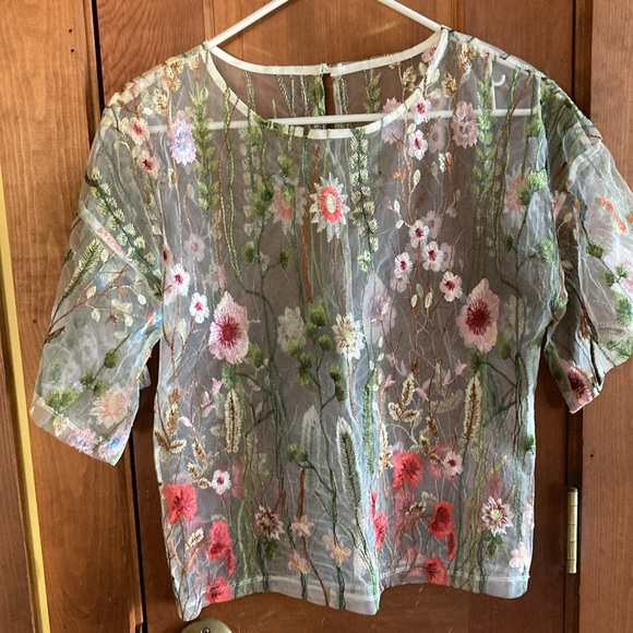Embroidered blouse - Picture 4 of 10